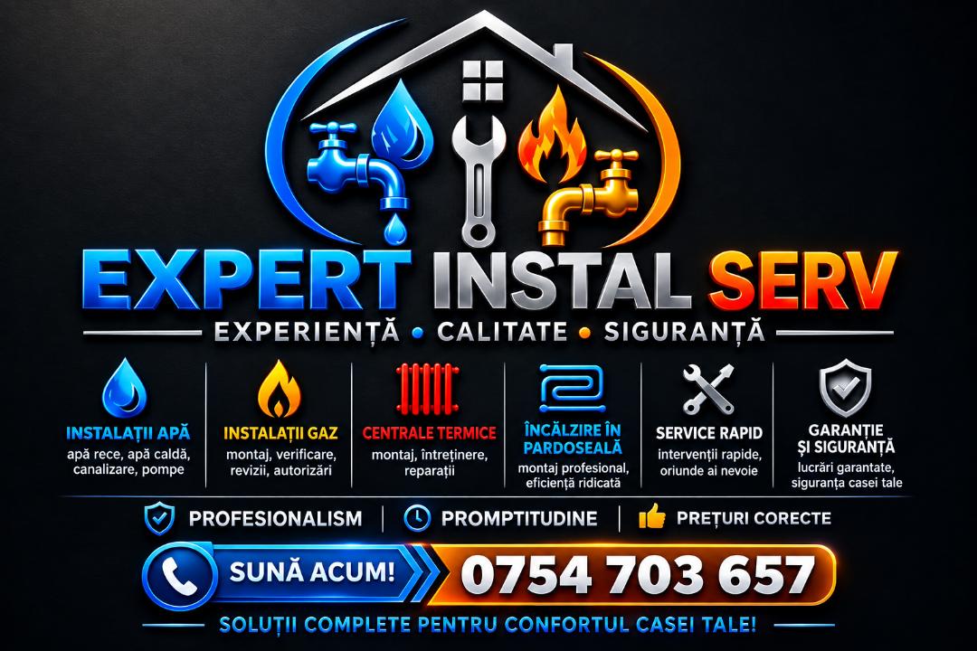 Expert Instal Serv — instalații termice, sanitare și panouri solare